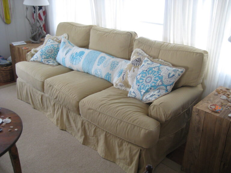 Custom Slipcover for a Beach Home
