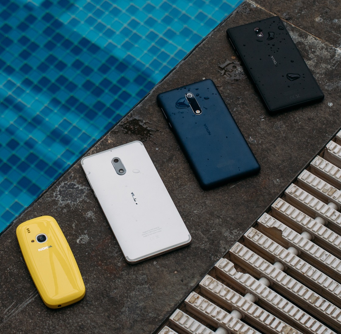 HMD Global's Nokia 3310, Nokia 6, Nokia 5, and Nokia 3.