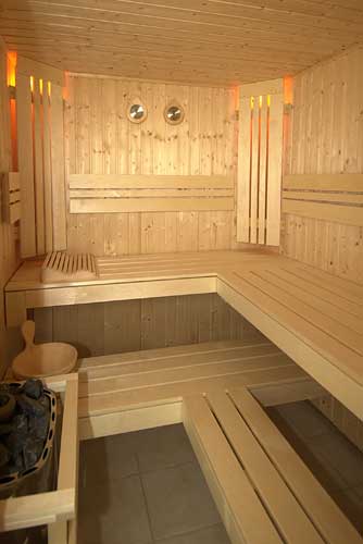 sauna traditionnel finlandais 