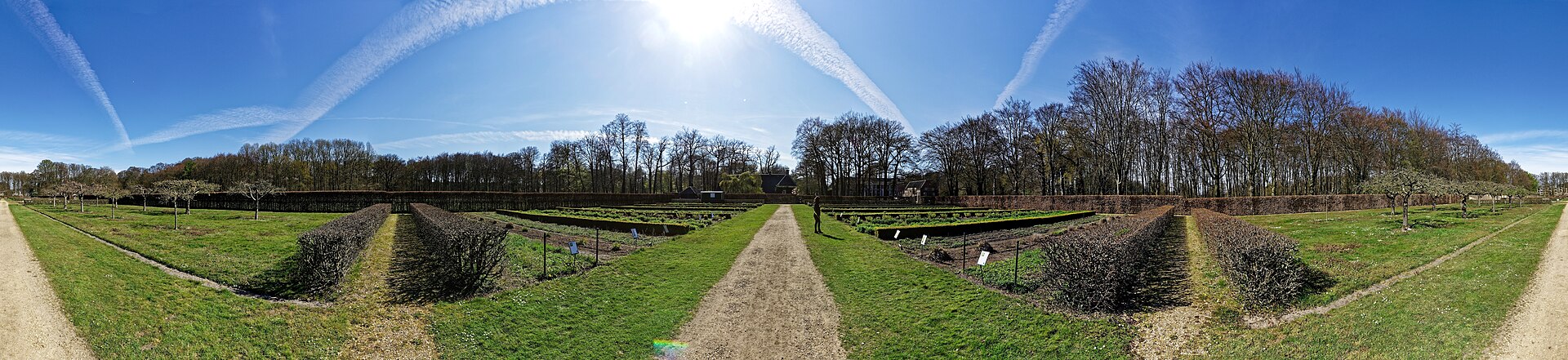 Baarn - Landgoed Groeneveld - Kitchen Garden - Moestuin - 360° Panorama 2