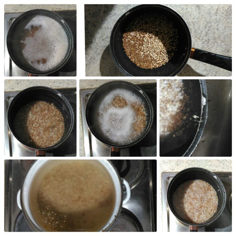 Grecha grain prepare